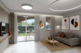 Newly built apartment with corner garden