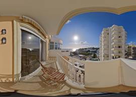 1 bedroom apartment (T0+1) with SEA VIEW on the first line of the beach in Armação de Pêra