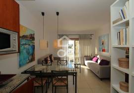 1 bedroom apartment (T0+1) with SEA VIEW on the first line of the beach in Armação de Pêra