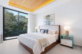 Villa Tropical Dawn: 4-Bedroom Modern Oasis in Bosques de Pinilla with Forest Views & Resort-Style Amenities